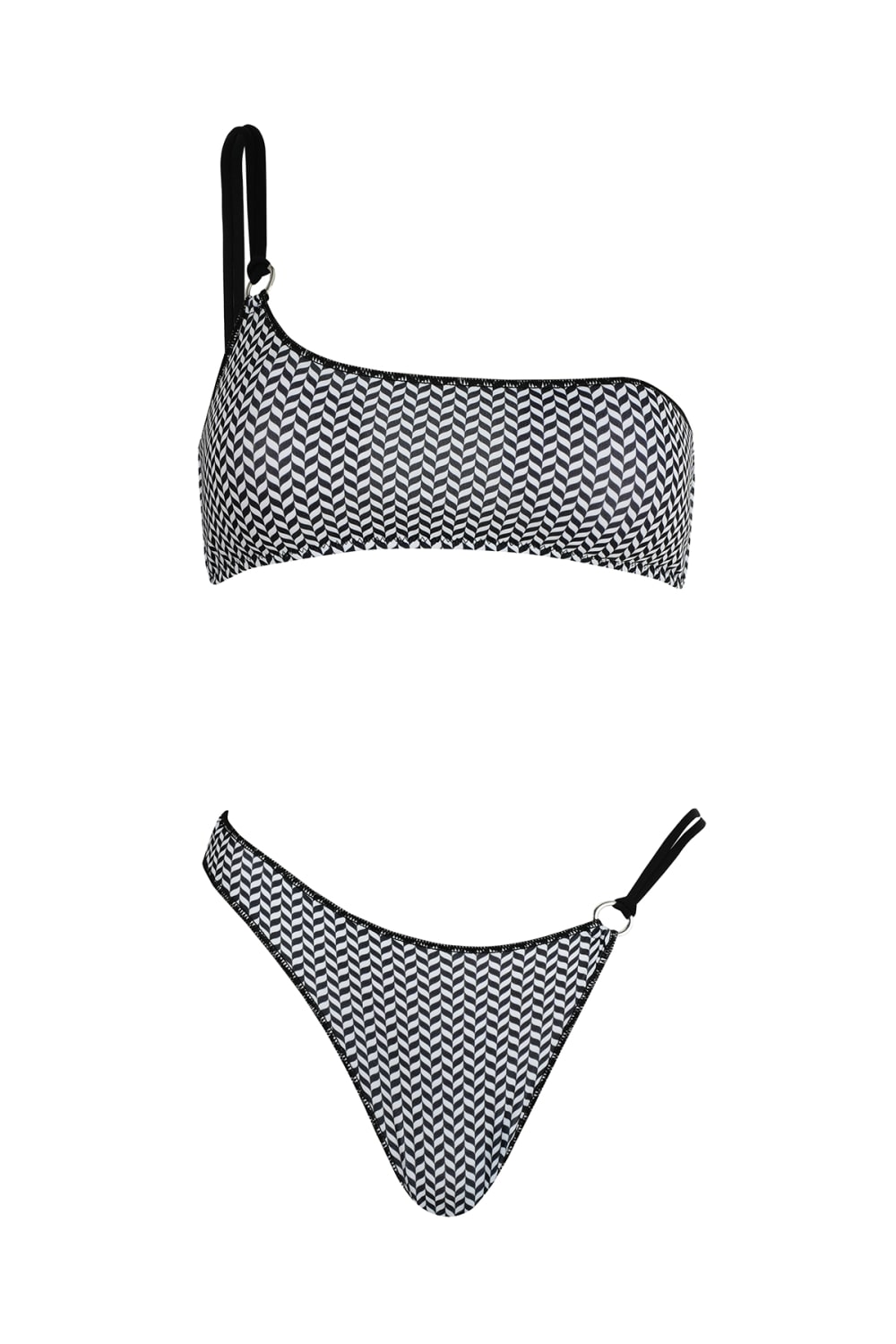 Quande-Barabella Tek Omuz Strablez / Üst / Qn-107-1-Bikini & Mayo-3-Milagron.com