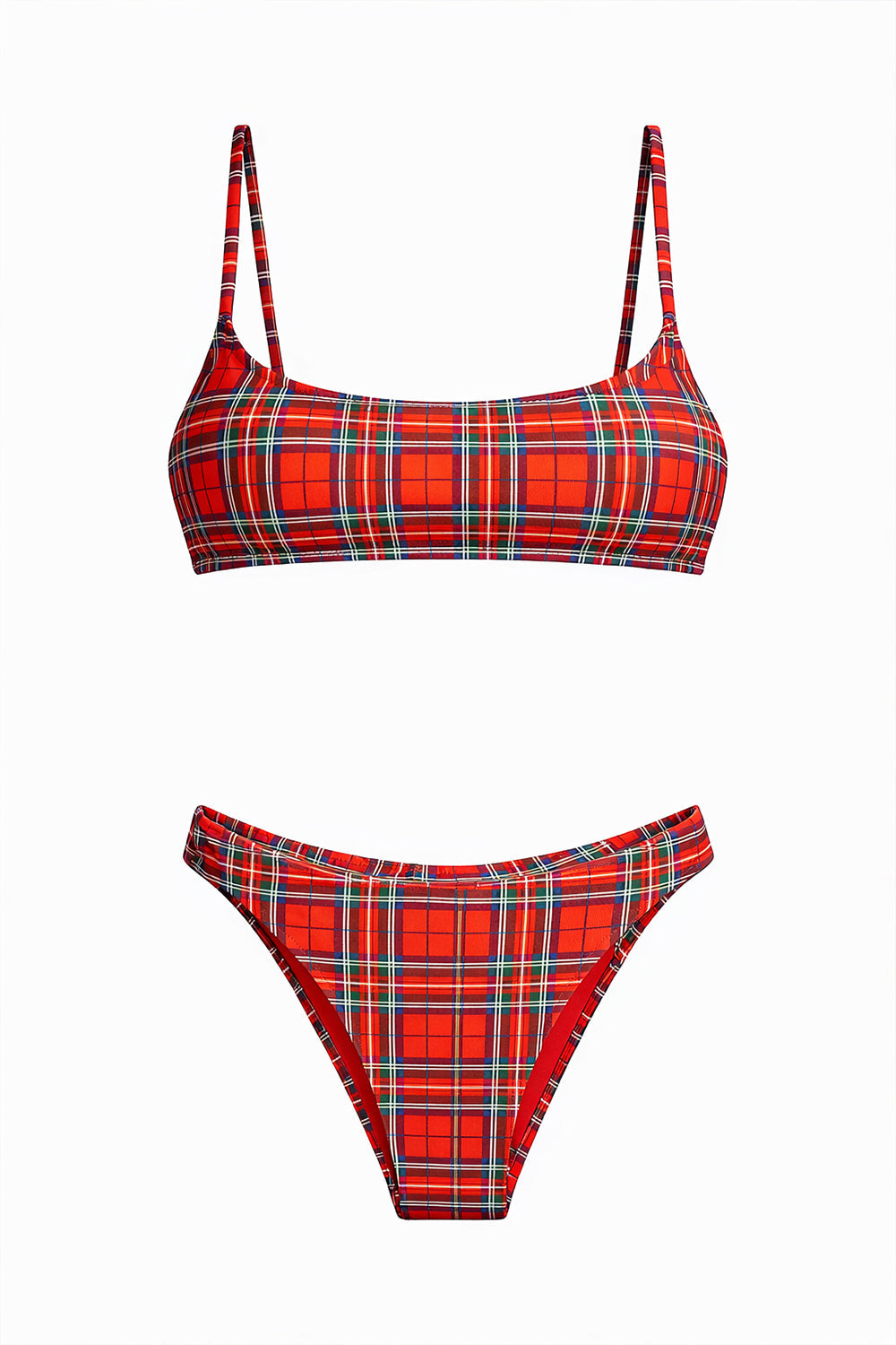 Sassy Crop Bikini // Qn-917 Tek Alt - 1