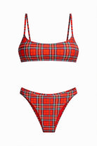 Sassy Crop Bikini // Qn-917 Tek Alt - 1