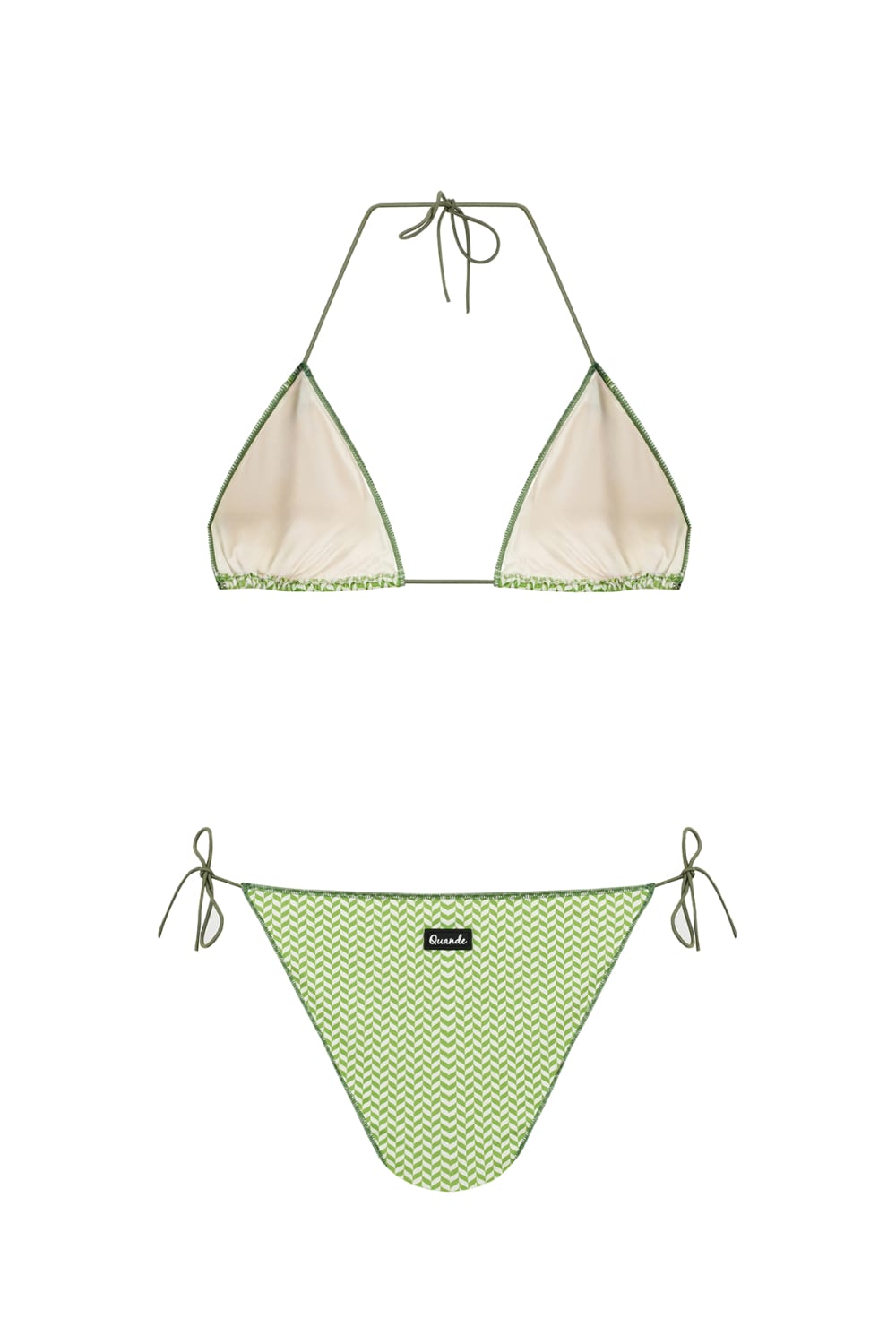 Quande-Üçken Bikini / Üst / Qn-153-1-Bikini & Mayo-4-Milagron.com