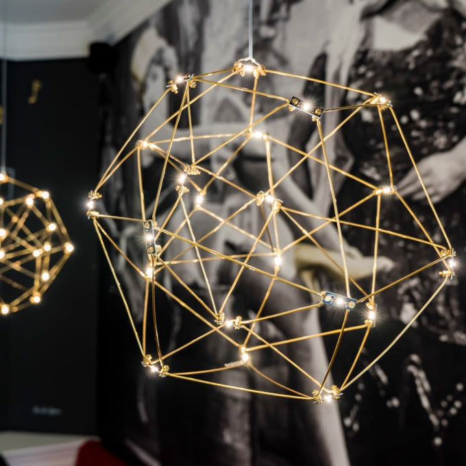 Cosmos Globe 20L Sarkit Gold Ø40X200 Cm 20X0.6W Led 2800K