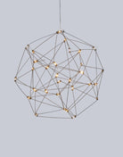 Cosmos Globe 47L Sarkit Nikel Ø80X200 Cm 47X0.6W Led 2800K