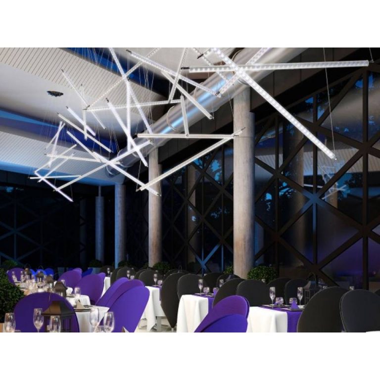 Ixion 7 Glass Sarkit Ø120X3 H Max. 300 Cm 7Xled 14.4W 2700K 4900Lm 