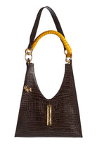 Aisa Bag- Mocha Exotic & Gold - 0