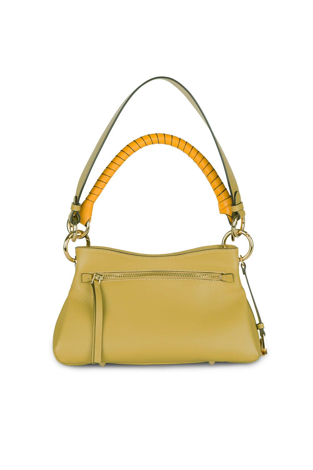 Midi Beija Bag- Olive & Gold - 1