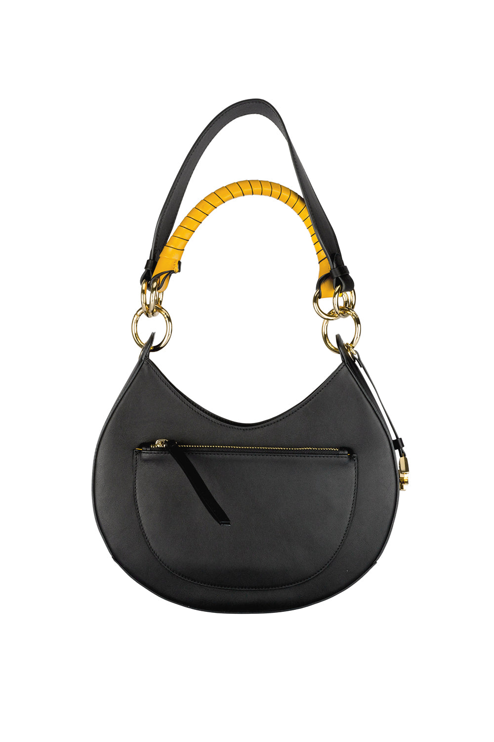 Midi Sahnaz Bag- Black & Gold - 1