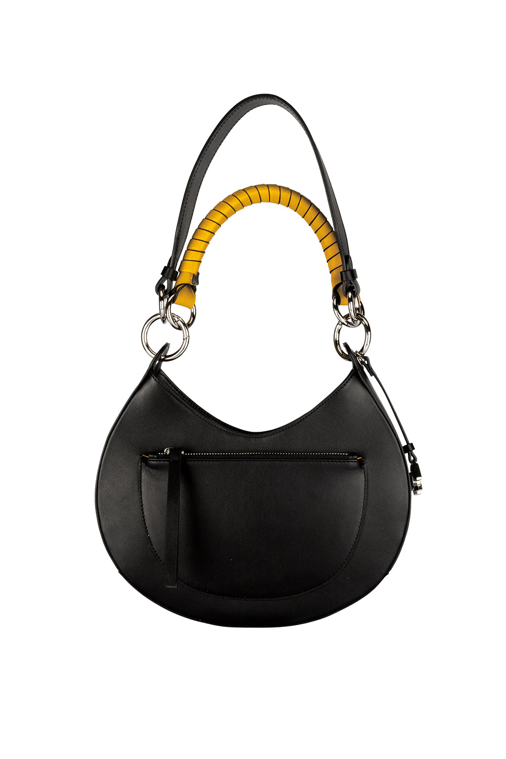 Midi Sahnaz Bag- Black & Silver - 1