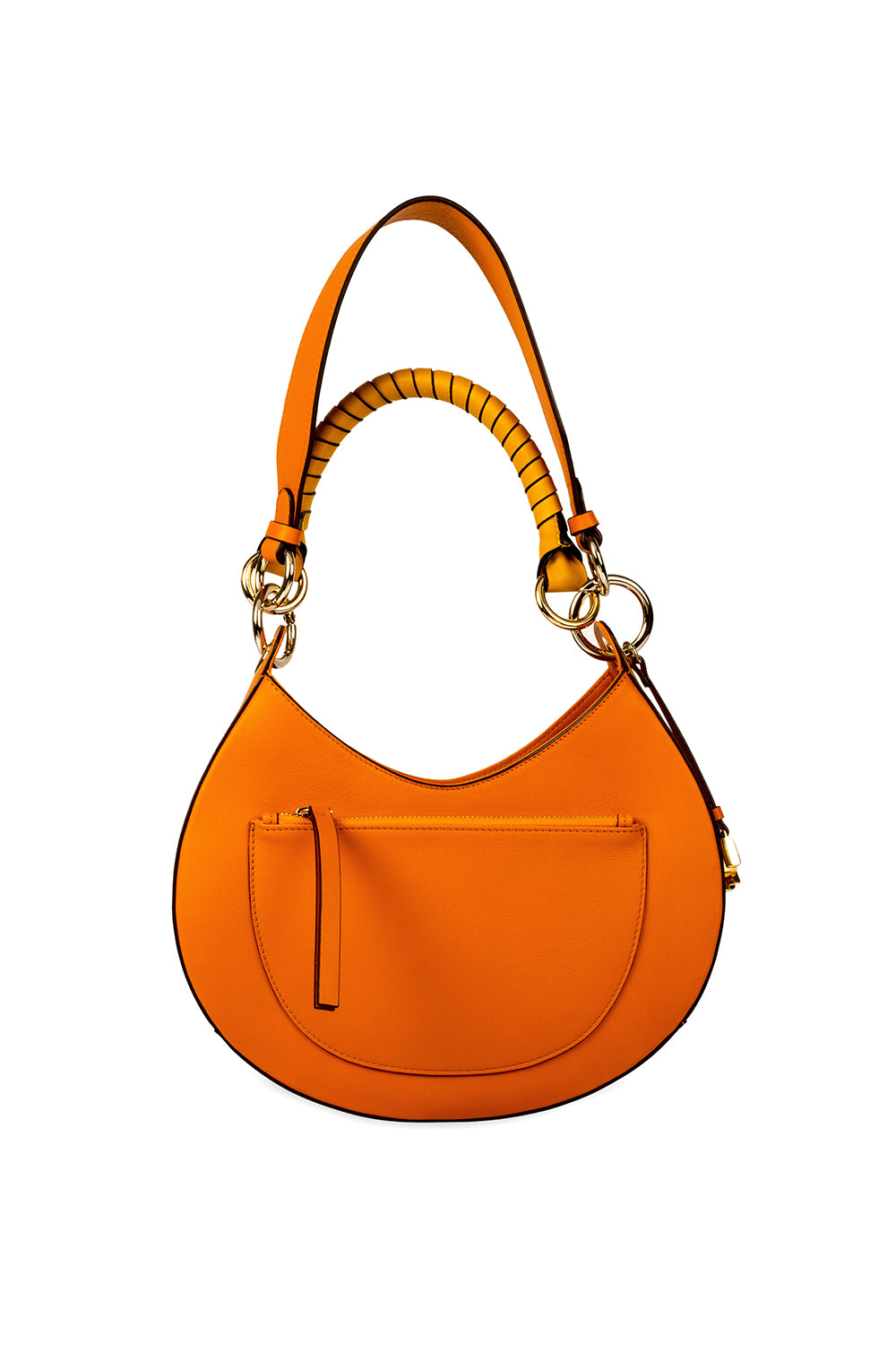 Midi Sahnaz Bag- Orange & Gold - 1