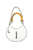 Midi Sahnaz Bag- White & Silver - 0