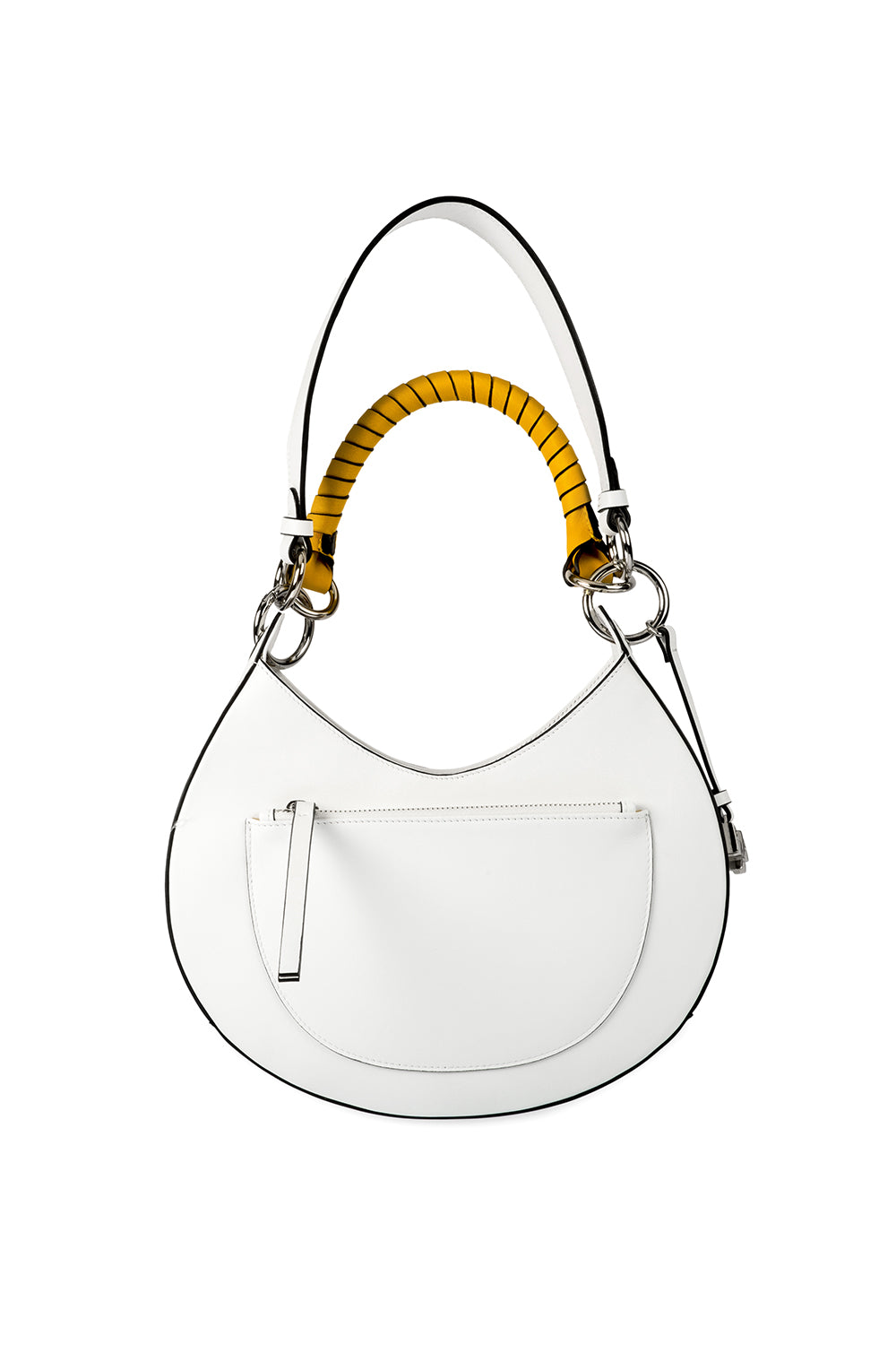 Midi Sahnaz Bag- White & Silver - 1