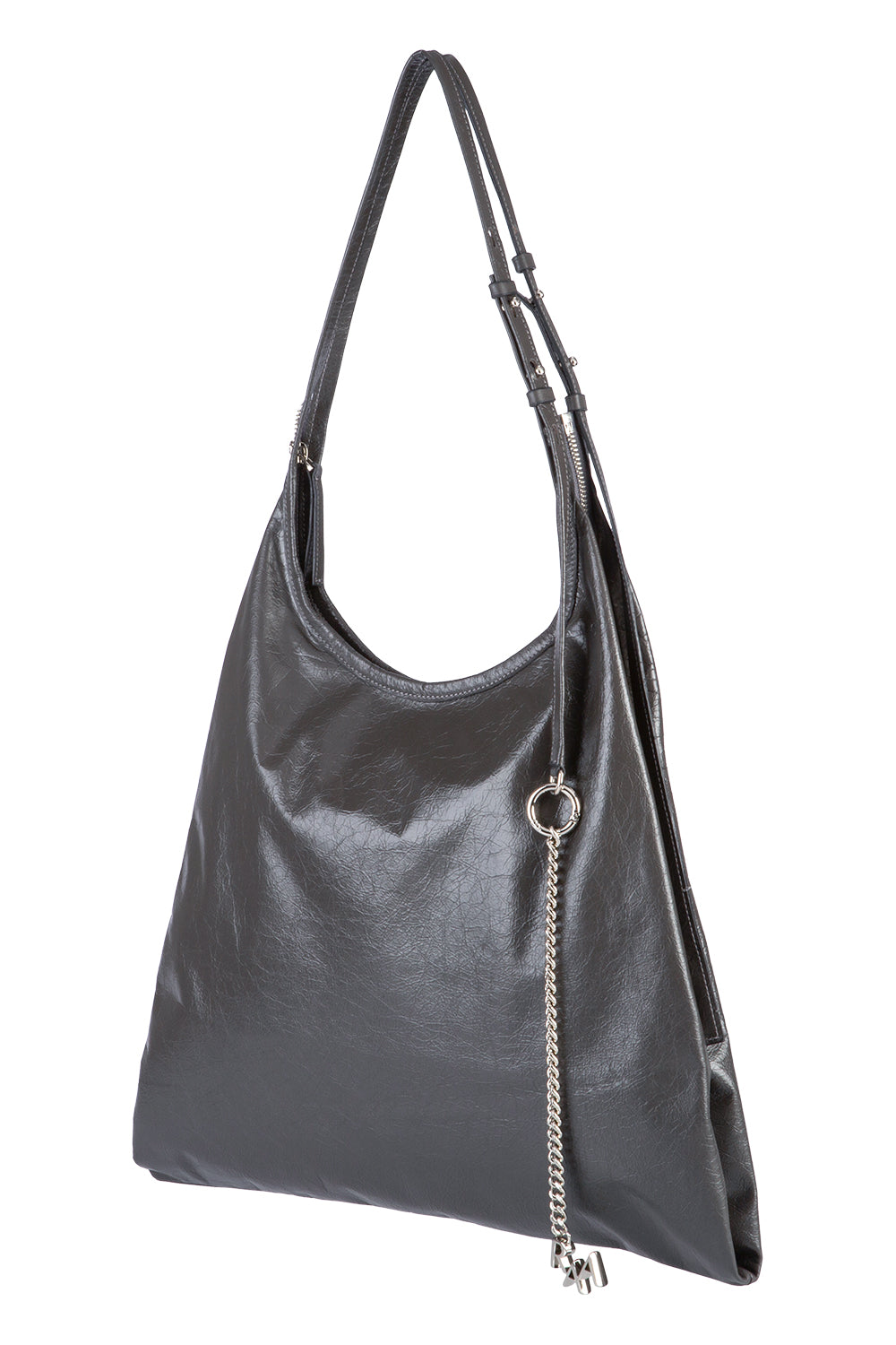 Pinna Bag- Dark Gray & Silver - 1