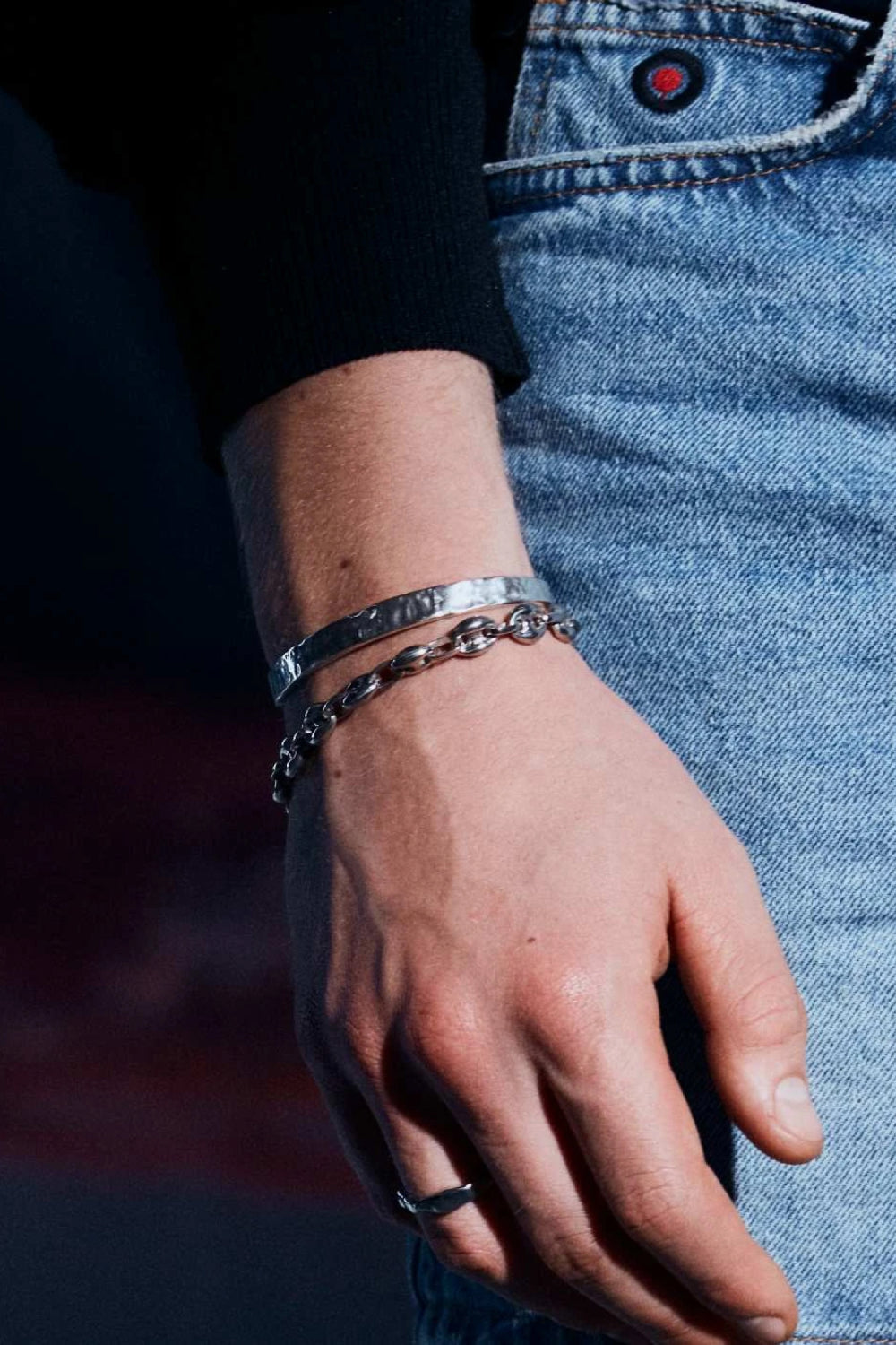 RAFTAF-Bold Gümüş Bileklik-Bileklik-5-Milagron.com