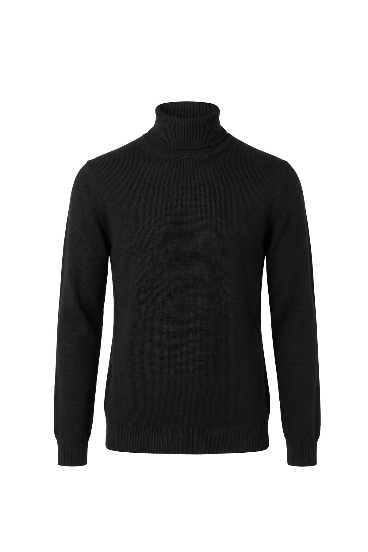 Erkek Relaxed Fit Mock Turtleneck