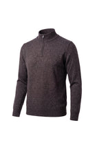 Erkek Relaxed Fit Zipper Mock Turtleneck