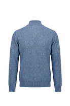 Erkek Relaxed Fit Zipper Mock Turtleneck