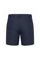 Erkek Relaxed Fit Rest Club Linen Short - Lacivert
