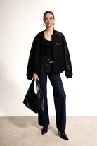 Kadın Straight Key Denim Pants - Lacivert