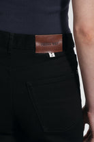 Kadın Straight Key Denim Pants - Siyah - 4