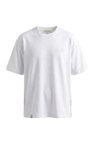 Unisex Oversized Rest 147 Embroidered T-Shirt - Beyaz