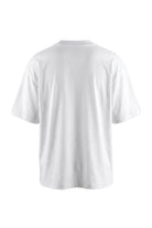 Unisex Oversized Rest 147 Embroidered T-Shirt - Beyaz