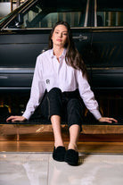 Rafael Fernè-Beyaz Logo Crop Gömlek-Gömlek-3-Milagron.com