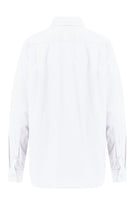 Rafael Fernè-Beyaz Logo Oversize Gömlek-Gömlek-6-Milagron.com