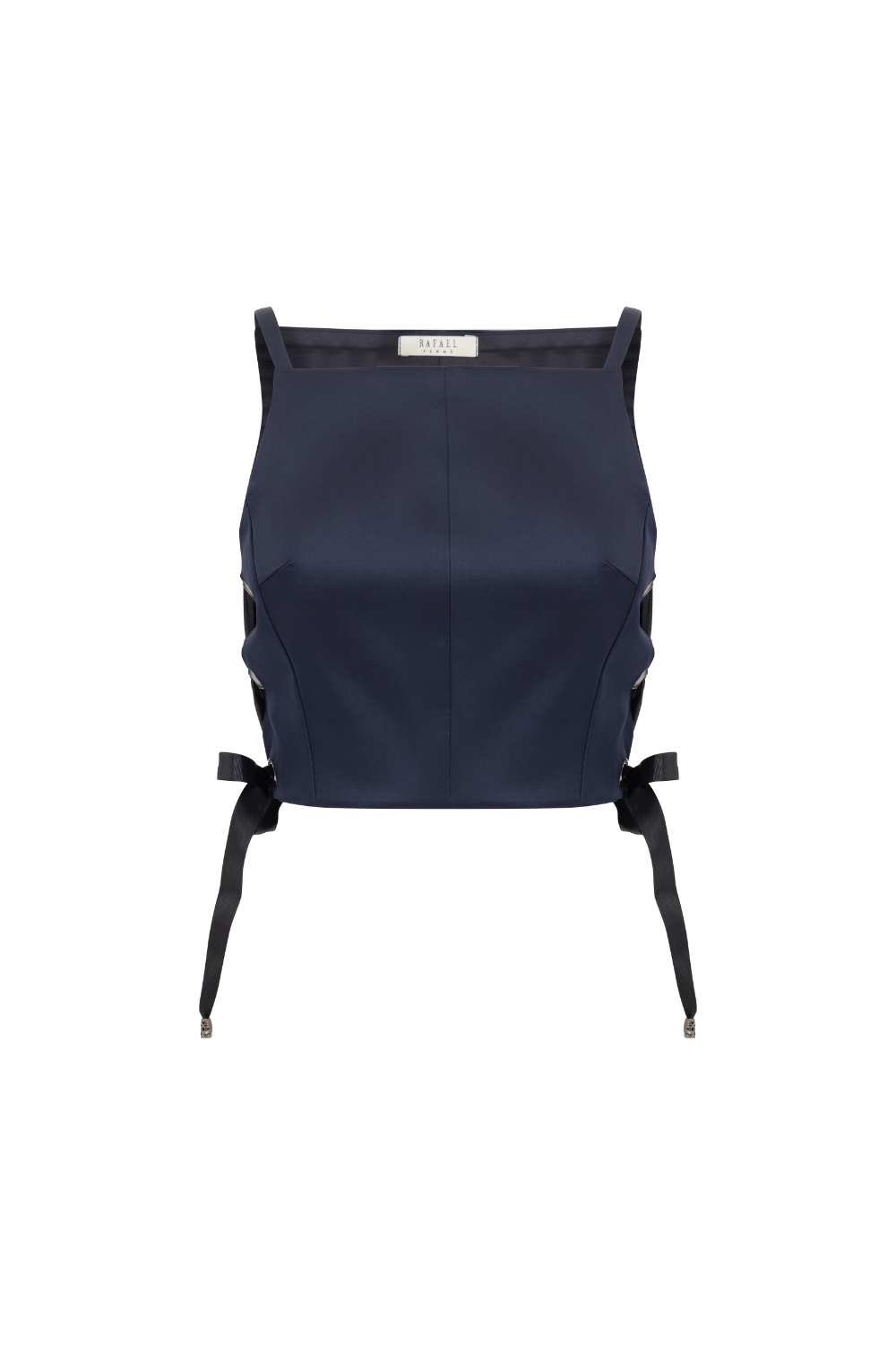 Rafael Fernè-Chole Lacivert Üst-Crop Top-5-Milagron.com