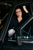 Rafael Fernè-Siyah Logo Crop Gömlek-Gömlek-4-Milagron.com