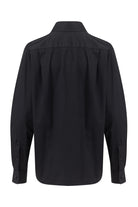 Rafael Fernè-Siyah Logo Oversize Gömlek-Gömlek-5-Milagron.com