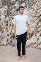 Ramme-Quote Gri Still Friday Nakışlı Erkek T-shirt-T-Shirts-2-Milagron.com