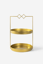 Rarart Concept-Luna Kare2 - 2 Katlı Metal Organizer-Organizer-1-Milagron.com