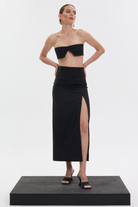 Stripe Eclipse Wool Skirt - 1