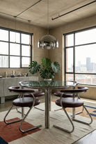 Merlo Krom Deri Sandalye Seti (4'lü) - 0