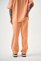 Erkek Basic Baggy Eşofman Altı Şeftali