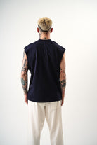 Erkek Basic Tank Top Atlet İNdigo