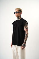 Erkek Basic Tank Top Atlet Siyah