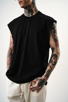 Erkek Basic Tank Top Atlet Siyah