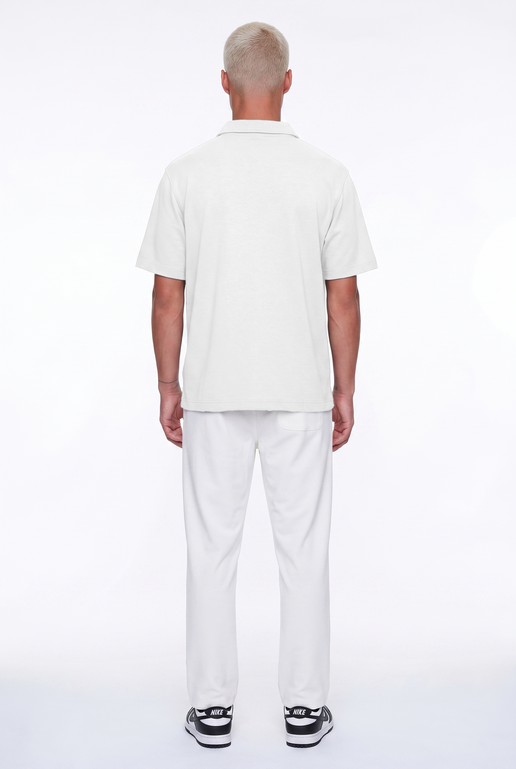 Erkek 242 Şerit Detaylı Regular Fit Eşofman Takımı Ekru