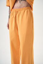 Erkek Basic Baggy Eşofman Altı Oranj
