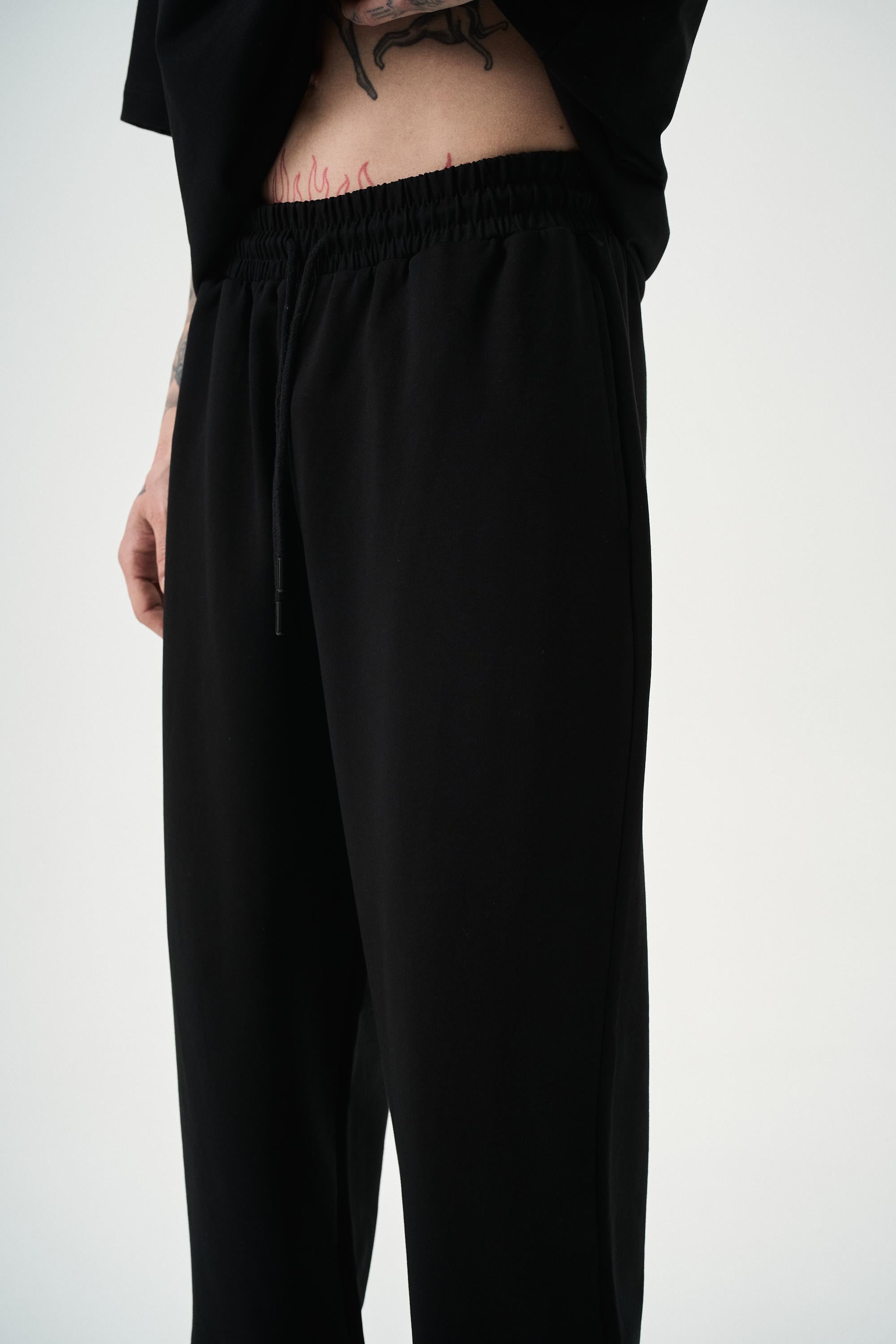 Erkek Basic Baggy Eşofman Altı Siyah