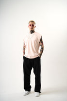 Erkek Basic Tank Top Atlet Pembe