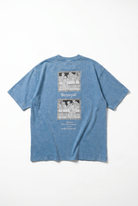 Erkek Betrayal Baskılı Yıkamalı Oversize T-Shirt Bebe Mavi