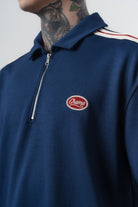 Erkek Champ Şerit Detaylı Regular Fit Eşofman Takımı Lacivert
