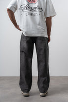 Respire-Erkek Dikiş Detaylı Baggy Jean Antrasit-Kot Pantolon-2-Milagron.com
