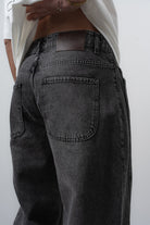 Respire-Erkek Dikiş Detaylı Baggy Jean Antrasit-Kot Pantolon-5-Milagron.com