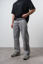 Respire-Erkek Dikiş Detaylı Baggy Jean Gri-Kot Pantolon-2-Milagron.com