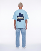 Erkek Ffb Patch Oversize T-Shirt Bebe Mavi