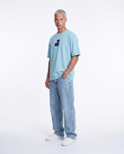 Erkek Ffb Patch Oversize T-Shirt Bebe Mavi