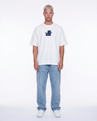 Erkek Ffb Patch Oversize T-Shirt Ekru