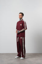Erkek Ffb Şerit Detaylı Regular Fit Eşofman Takımı Bordo